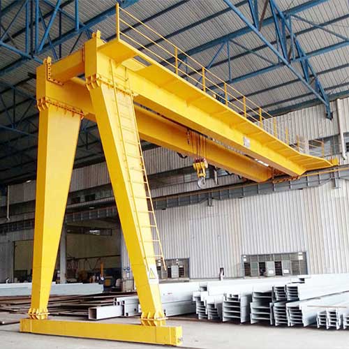 Semi Gantry Rope Crane- Semi gantry frame, single / double gantry girder design up to 32 ton 