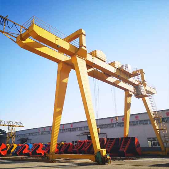 Mg  Double Girder Gantry Crane with Box Girder Design 