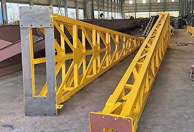 Steel structure of double girder gantry crane
