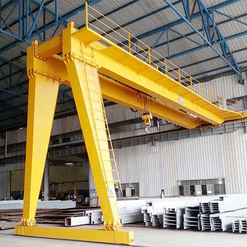 5 Ton - 32 Ton Double Girder Semi Goliath Crane with Box Girder 