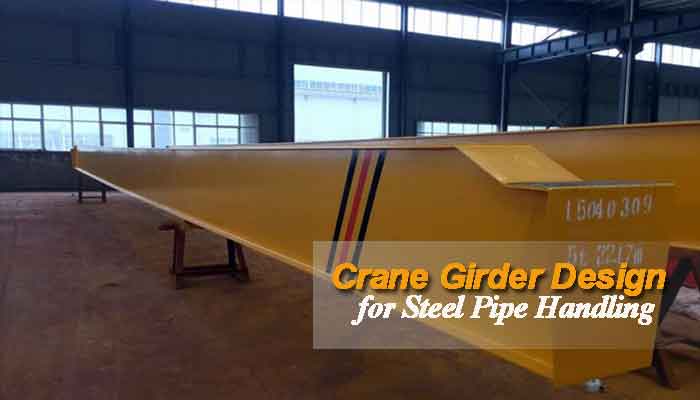 Flat girder design for the 5 ton overhead crane