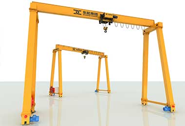 Single girder gantry crane & goliath crane for sale