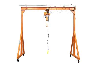 Portable gantry crane, A frame crane, small gantry crane