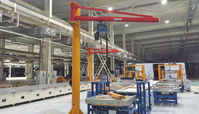 Tie Rod light duty jib crane, KBK Arm Tie Rod Light Duty Jib Crane