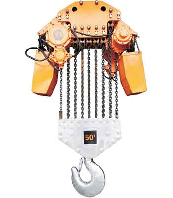 Hook suspension explosion proof electric chain hoist