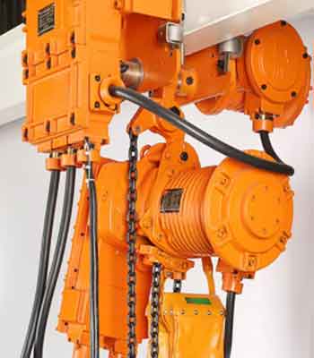 Parts and components of explosion proof electric chain hoist
