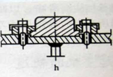 Configuration of crane runway beam & rail installation 
