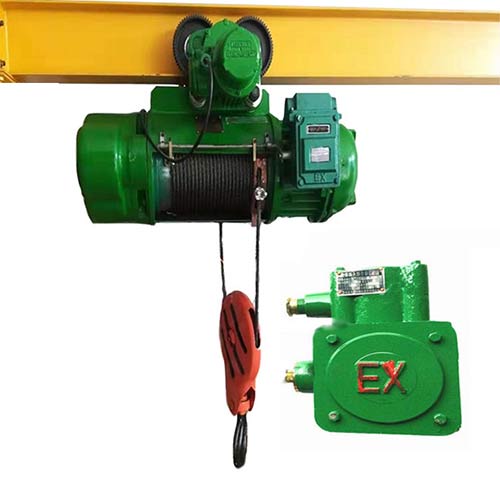 Explosion proof equipment, winch, hoist & cranes