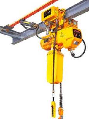 Electric chain block and motorized chain hoist