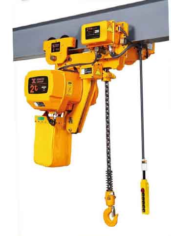 Electric chain block and motorized chain hoist