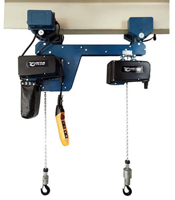 Electric chain block and motorized chain hoist