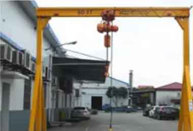 Hand winch mobile a frame gantry crane Hand winch mobile a frame gantry crane