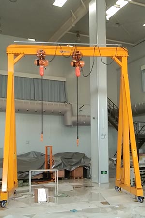 Portable Gantry on Wheels Portable Gantry on Wheels
