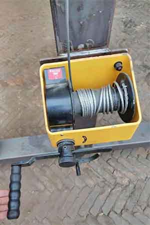 Hand winch mobile a frame gantry crane Hand winch mobile a frame gantry crane