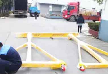 Hand winch mobile a frame gantry crane Hand winch mobile a frame gantry crane