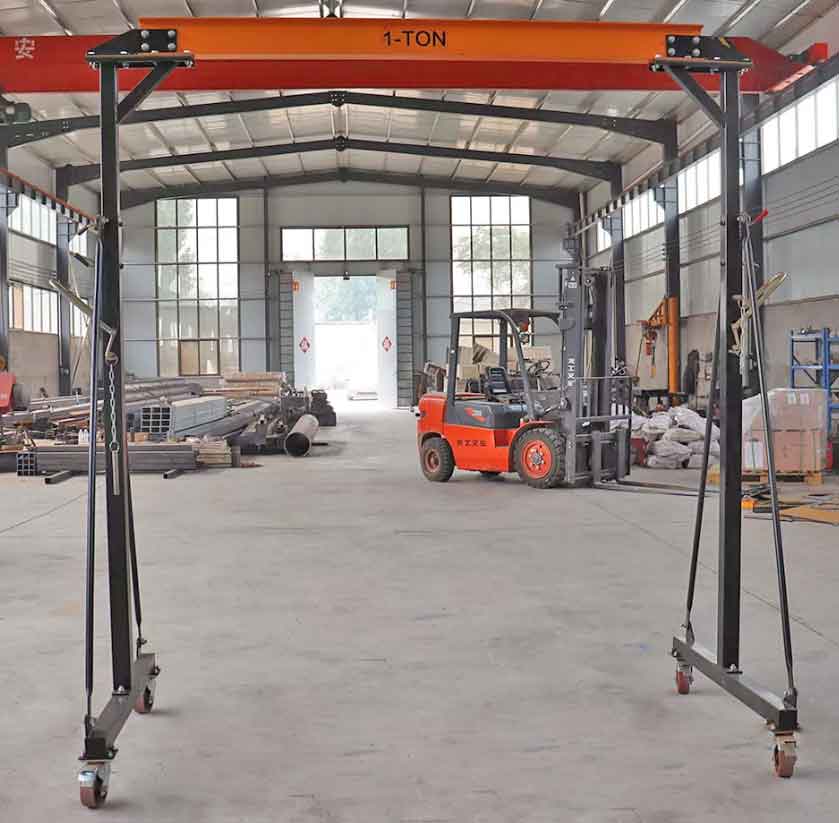 Simple gantry crane 1 ton