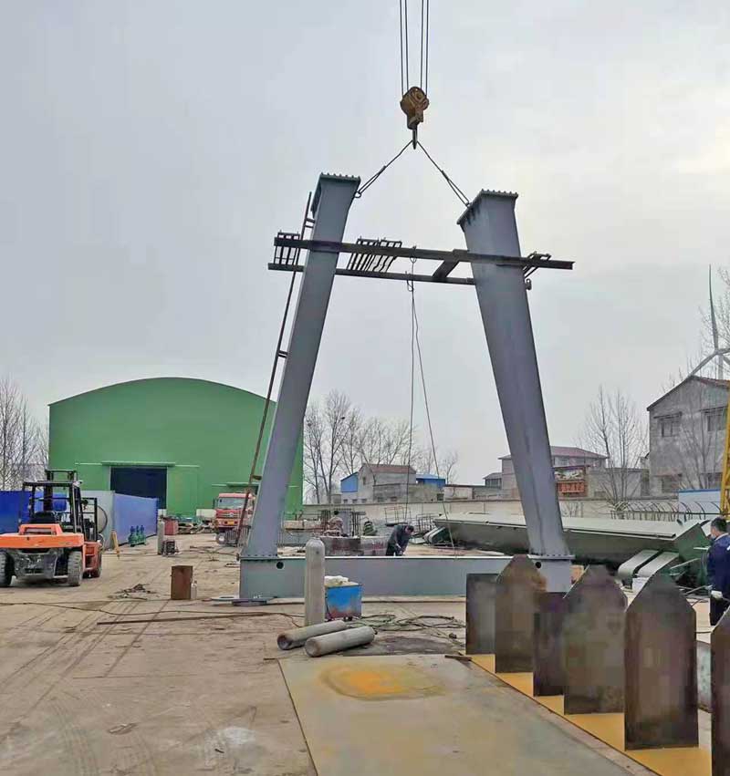 30 ton rubber tyred gantry crane assebly 
