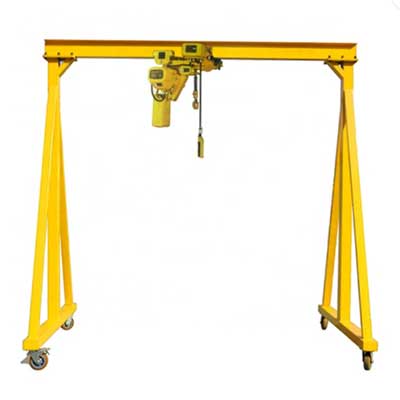 Fixed height steel gantry crane with A frame Series
