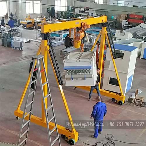 0.5 - 10 Ton Steel Gantry Crane, Fixed Height & Adjustable Steel Gantry Crane