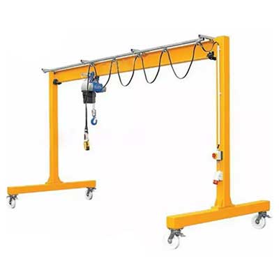 Fixed height steel gantry crane with T frame series