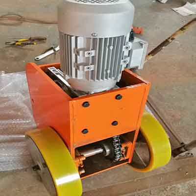 Driving wheels with motor for steel gantry crane construction 