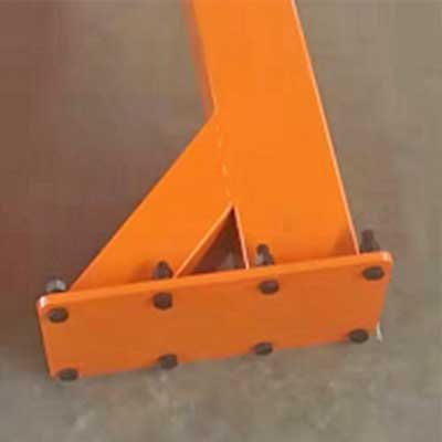 steel gantry design feature- connection flange desgin