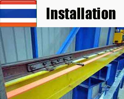 5 ton and 15 ton eot crane installatin in Thailand