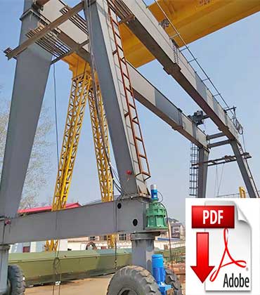 Installation guide of 30 ton Rubber tyred gantry crane pdf download