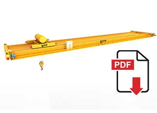 LH series of Double Girder Overhead Travelling Crane with Hoist Trolley