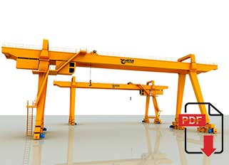 Double Girder Gantry Crane PDF & Goliath crane pdf