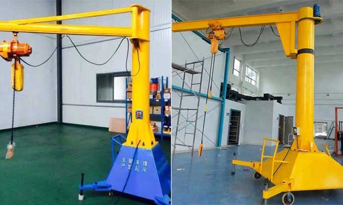  Movable Jib Crane: 500KG -2000KG Mobile Jib Crane with Castors