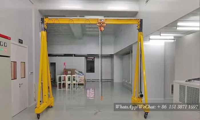 Steel movable gantry cranes