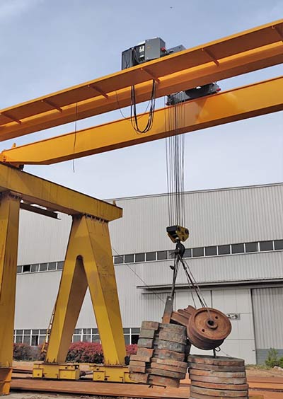 25 ton crane loading testing - Parts and components of 25 ton overhead crane