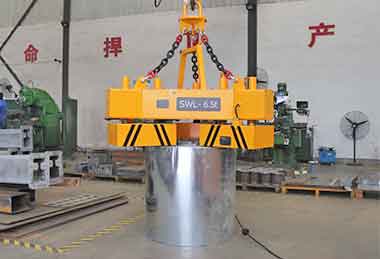 6.5 ton magnetic overhead crane for steel coil handling