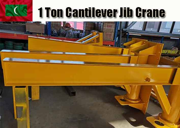 1 ton wall bracket cantilever jib crane with low headroom design 