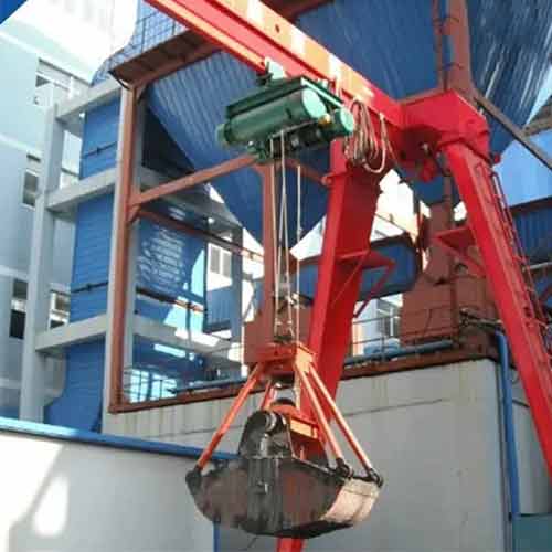 Clamshell Bucket Gantry Crane & Orange Peel Bucket Gantry Crane 