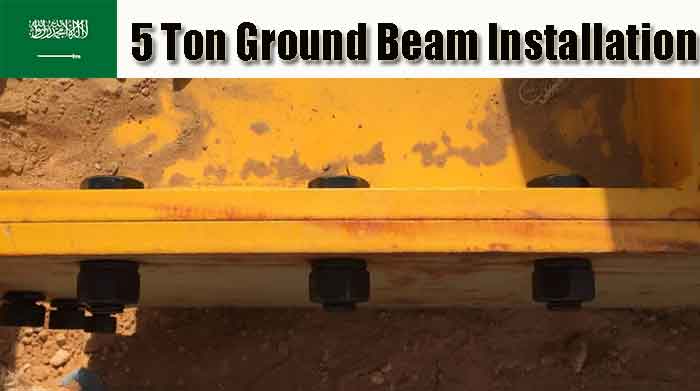 Bottom beam and leg connection by bolts