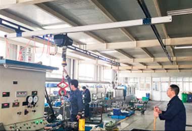 aluminum workstation bridge crane