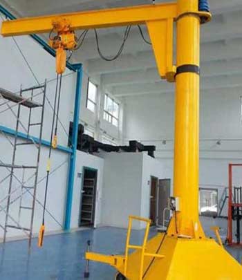 Portable workstation jib crane