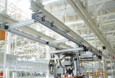 aluminum workstation bridge crane