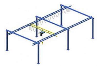 Free standing workstation cranes Free standing workstation cranes