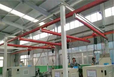 Single girder rigid free standing workstation  Single girder rigid free standing workstation