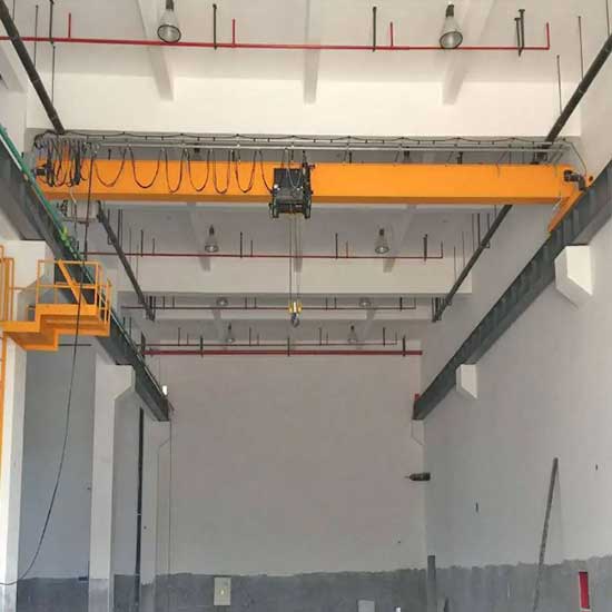 European style single girder overhead crane for sale Iran 