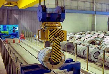 automatic steel coiling stacker crane