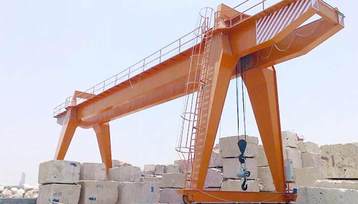 Marble, granite & stone handling crane