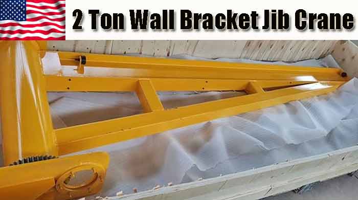 2 Ton Wall Bracket Jib Crane for Sale America for CNC Mill