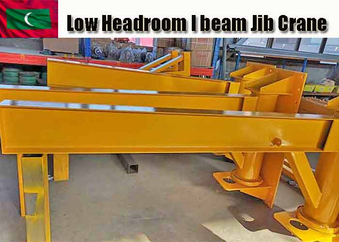 Low Headroom I beam Jib Cranes for Steel Beam Hoisting Maldives