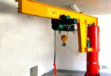 Floor mounted i beam jib crane 