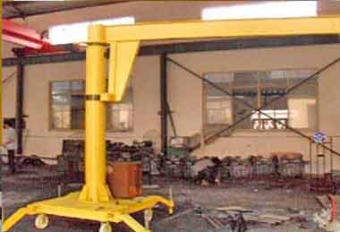 mobile I beam jib crane with cantilever design