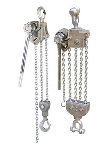 Aluminum alloy lever hoist